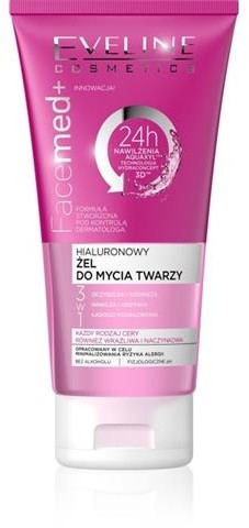 Eveline Facemed+ 3w1 hialuronowy żel do mycia twarzy dla każdego rodzaju cery 150ml 46964-uniw