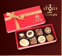 Chocobox Czerwony-upominek-2x4