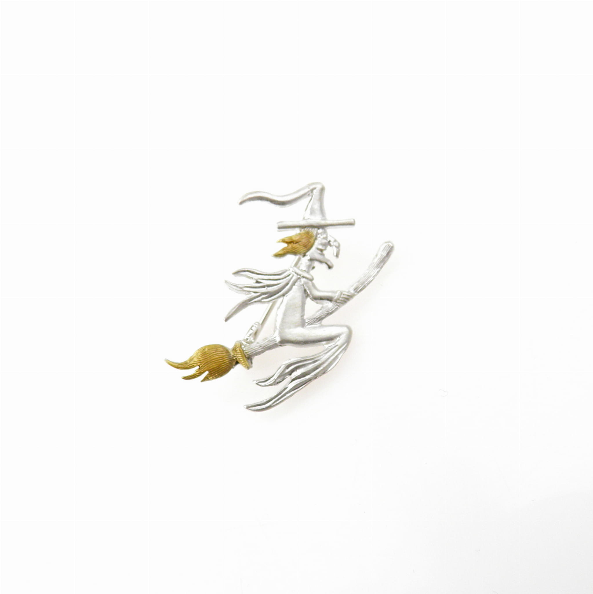 Venus Galeria Broszka srebrna  - Wiedźma mała biała