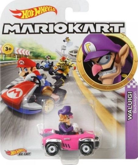 Mattel Pojazd podstawowy Mario Kart Waluigi Badwagon GXP-783827