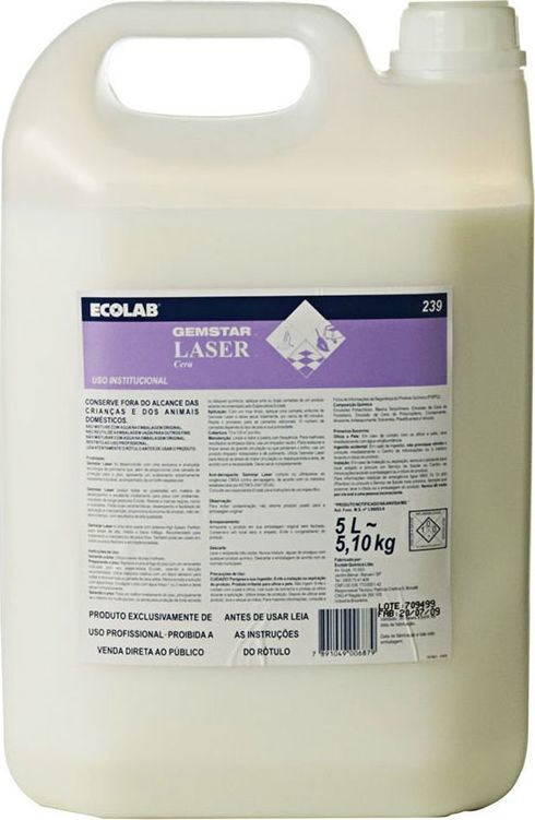 Ecolab Gemstar Laser Powłoka wysokopołyskowa do podłóg 5 l 3022170/UNIWERSYTETPRZYRODNICZY