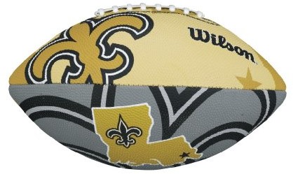 Wilson f1534 X szer. NFL Team logo Junior New Orleans Saints 686272
