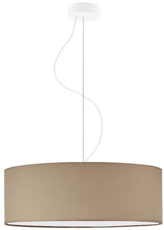 LYSNE Lampa wisząca do kuchni HAJFA fi - 50 cm - kolor beżowy 14529/50 - kolor beżowy