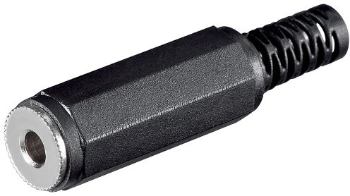 Goobay KS 35 K sprzęgła typu jack 3,5 MM Stereo plasti (PA4085M-1CAM)