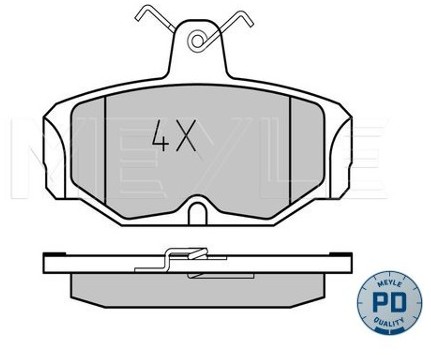 Wulf Gaertner Autoparts Zestaw klocków hamulcowych, hamulce tarczowe Wulf Gaertner Autoparts 025 209 8113/PD