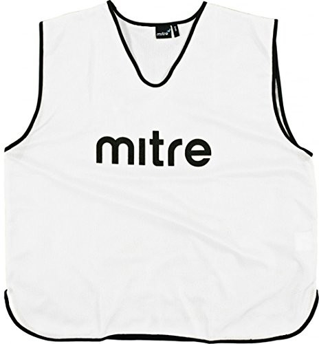 Mitre piłka nożna Pro Sport Training śliniak, unisex, Pro Football Sports Training bibs, biały, - T21503WD1SNIOR