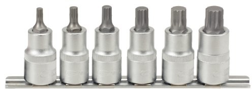 KS Tools 911.1349 1/2 cala Komplet nasadka stykowa bit do śrub XZN, wielozębowych 6-częściowy, M5-M14 4042146139424