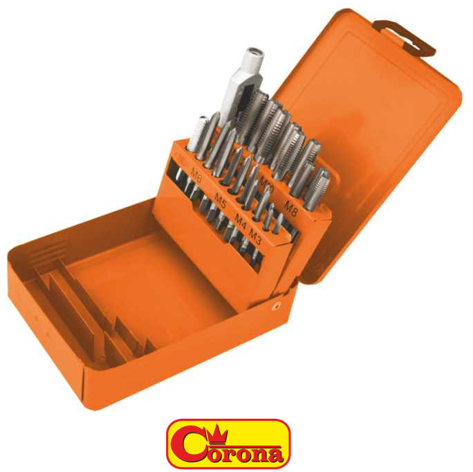 Corona C9181 Zestaw Gwintowników Pokrętłem M3-M12