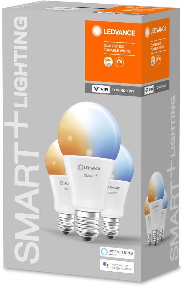 LEDVANCE ZESTAW 3x LED Żarówka ściemnialna SMART+ E27/14W/230V 2700K-6500K -