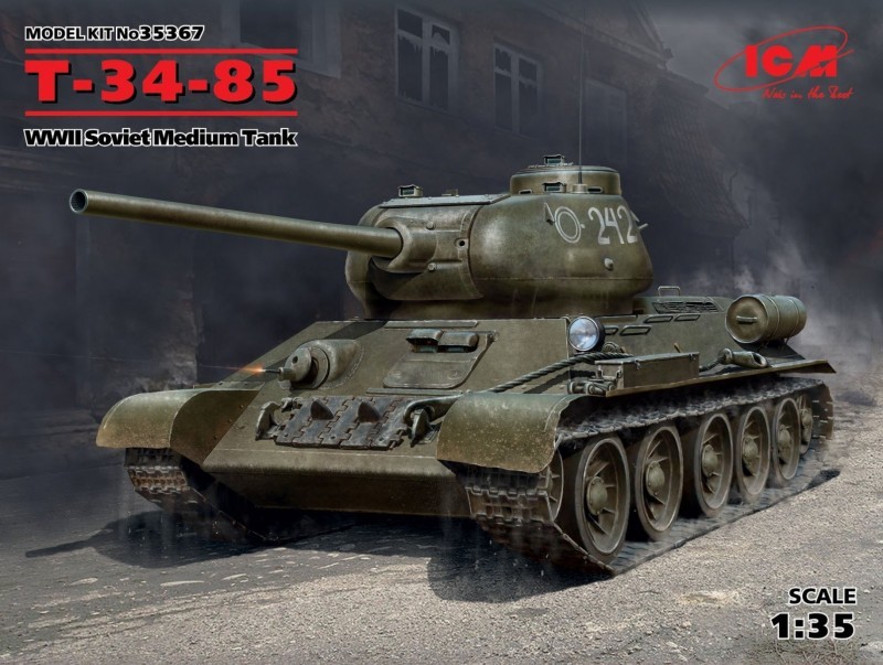 ICM T34-85 WWII Sowiecki czołg średni