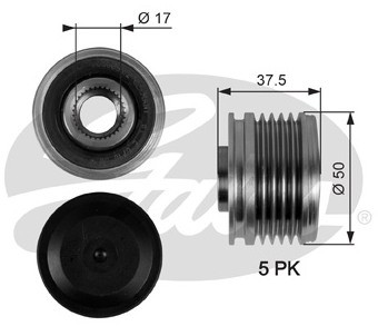 GATES Alternator - sprzęgło jednokierunkowe GATES OAP7053