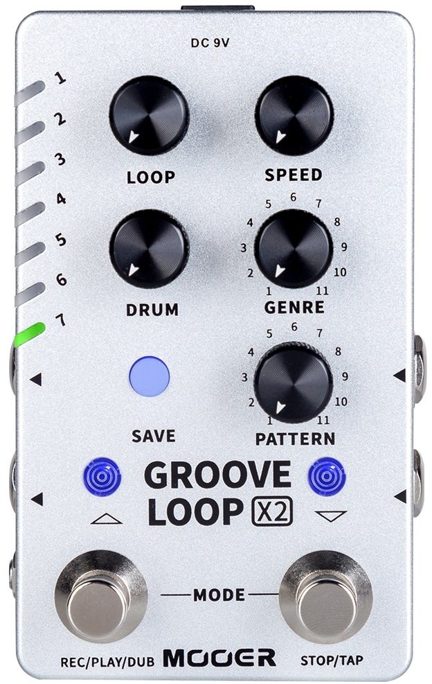 Mooer Groove Loop X2 Stereo Looper Drum Machine