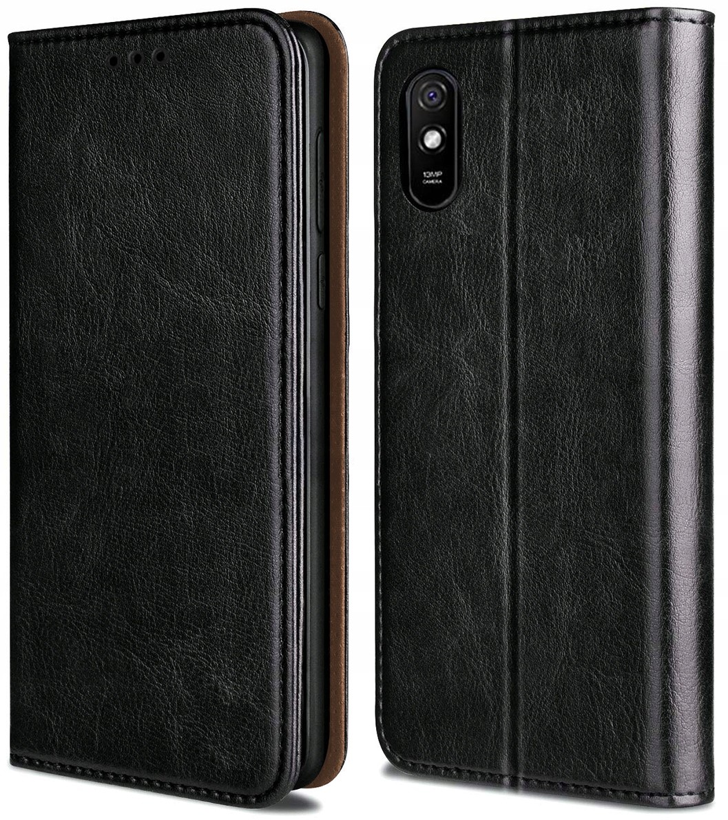 Etui do Redmi 9A 9AT Kabura Skórzana Real Leather
