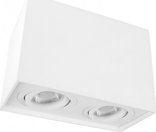 Spectrum LED Lampa sufitowa LED CHLOE DUO 2xGU10 IP20 prostokątna biała ruchoma unihimp 9273-uniw
