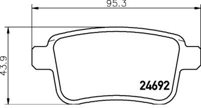 HELLA PAGID - Pagid GmbH) PAGID - Pagid GmbH) 8DB 355 020-641 8DB 355 020-641