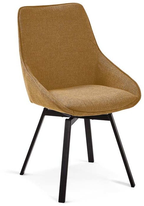 LA FORMA Krzesło Haston Mustard Cc1154pk81 86,0x50,0x59,0/Krzesło