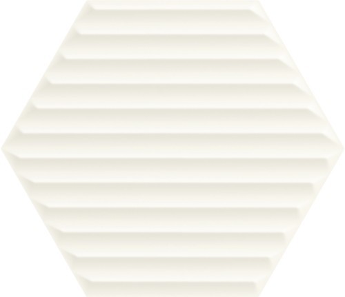 Paradyż Woodskin Bianco Heksagon Struktura B 19,8x17,1