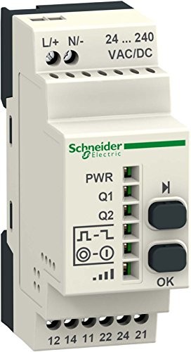 Zdjęcia - Żyrandol / lampa Schneider Odbiornik programowalny, 2 przekaźniki, 24..240 V AC/DC, 2 przyc., 6 LEDy 