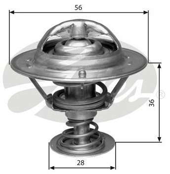 GATES Termostat, żrodek chłodzący TH31482G1