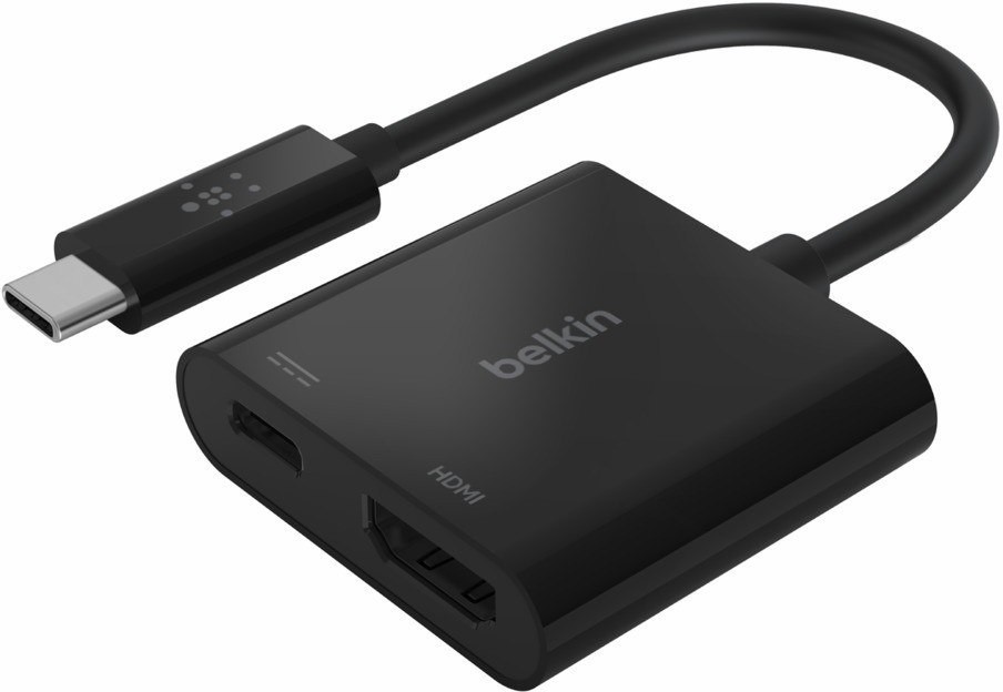 Belkin Adapter USB-C na HDMI z ładowaniem AVC002btBK