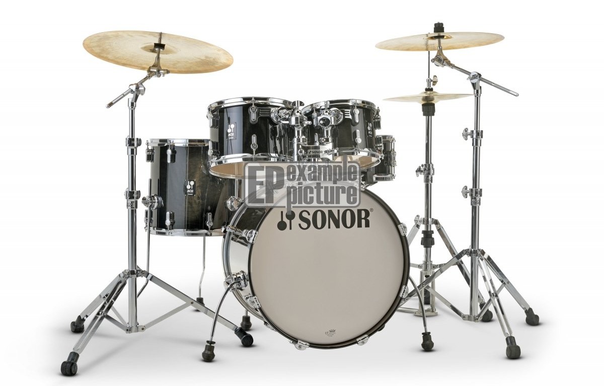 Sonor AQ2 Safari Set WM Transp. Stain Black 16,10,13+13 shell set