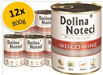 Dolina Noteci Premium bogata w wołowinę 12x800g