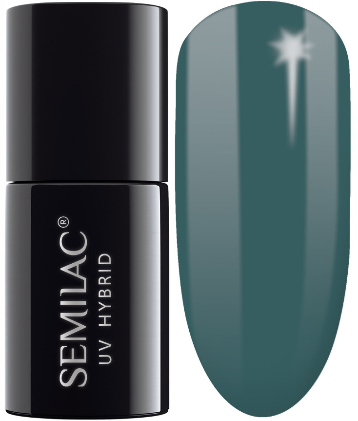 Semilac UV HYBRID 7 ML LEGENDARY SIX BY MARGARET NR 526 TEAL