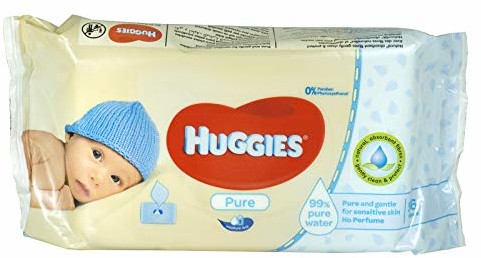 Huggies Pure wilgotne chusteczki próbka