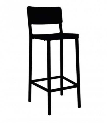 Resol Hoker Lisboa High Stool Black 3897
