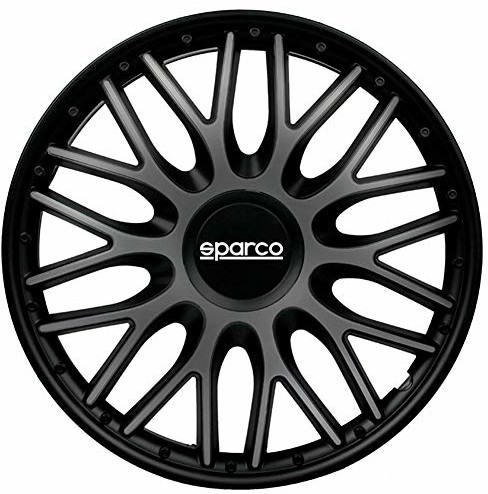 SPARCO Sparco SPC1496GRBK zestaw kołpaków na koła Roma 35 cm szary/czarny SPC1496GRBK