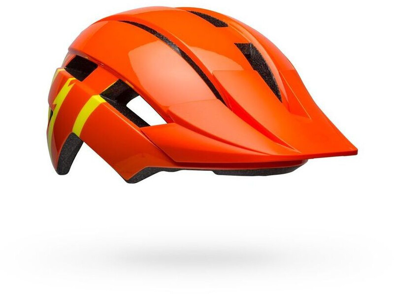 Bell Sidetrack II MIPS Kask Dzieci, strike gloss orange/yellow One Size | 47-54cm 2021 Kaski dla dzieci 210232-029