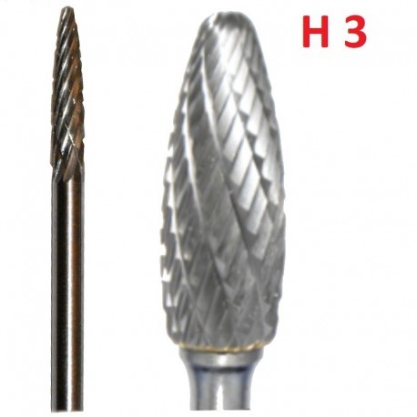 FREZ PILNIK OBROTOWY TYP H 3 x 16 CHWYT 3 VHM