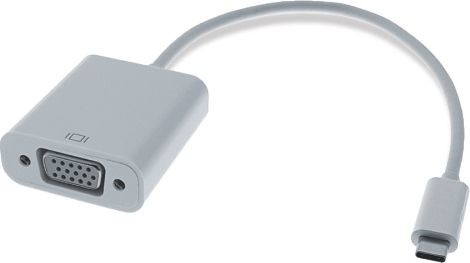 Mcab Adapter USB USB C VGA Biały 2200023 2200023