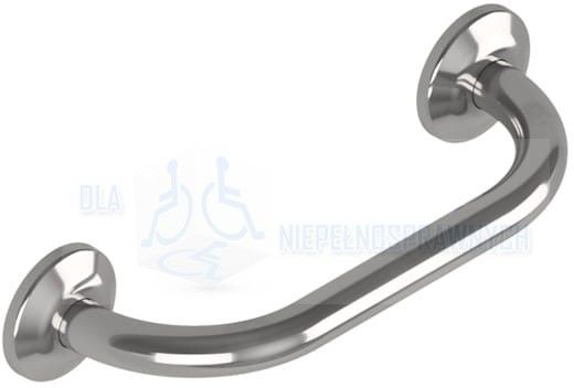 MAKOINSTAL Poręcz prosta PTP 333, długość 30 cm, dla niepełnosprawnych i ogólnego zastosowania PTP 333