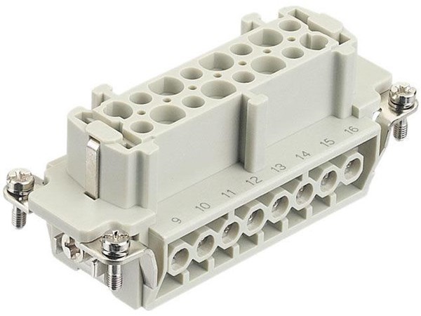 Harting Han E 16 pos female insert screw 09330162701