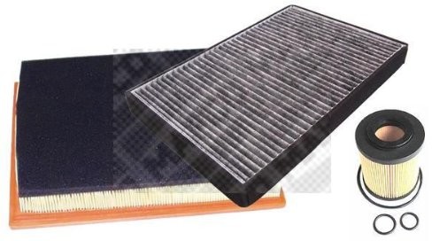 Mapco mapco 68715 komplet  filtry olejowe/filtr powietrza/filtr pyłki 68715