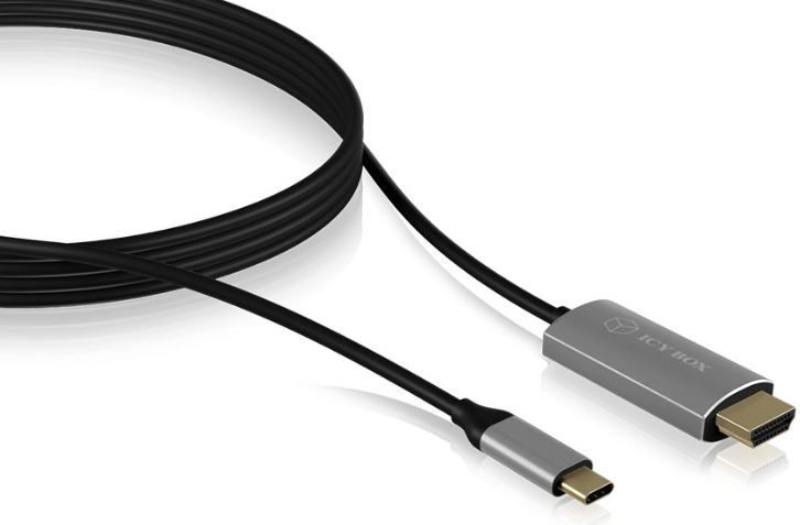 RaidSonic Kabel RaidSonic USB-C HDMI 1.8m Czarny IB-CB020-C