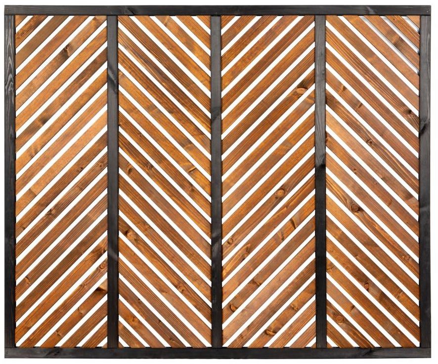 Vidaxl WERTH-HOLZ ażurowy Tivoli 180 x 150 cm jodełka drewniany Werth-Holz