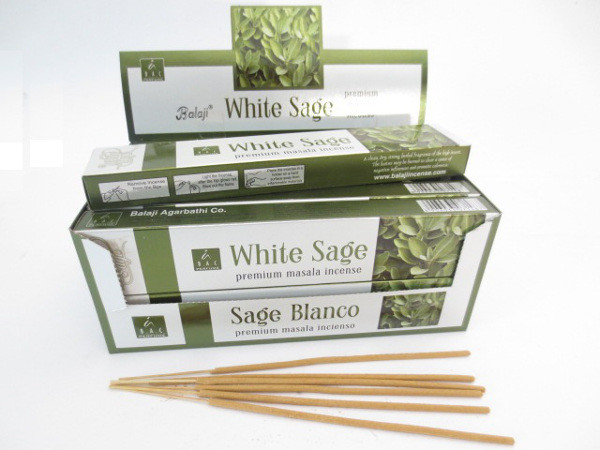 Kadzidełka BALAJI White Sage (biała szałwia) - 15g balaji01