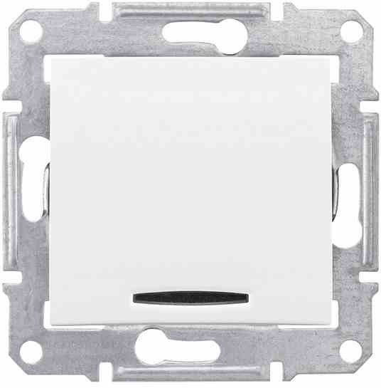 LEDart schodowy z podświetlaczem LED, Schneider Electric SEDNA SDN1500223, bez ramki, kolor kremowy