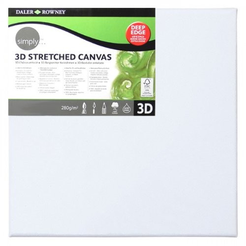 Daler Rowney 515083030  Simply Canvas 3d, 30 x 30 cm 515083030