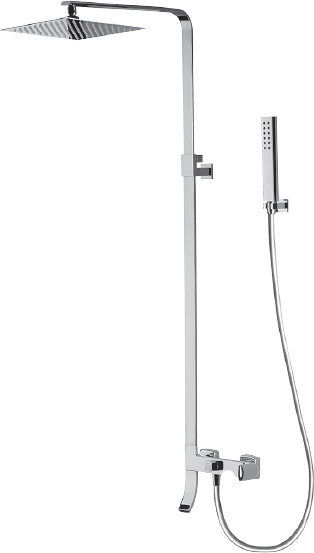 Vedo Slim zestaw wannowy z wylewką kaskadową 15861 15861