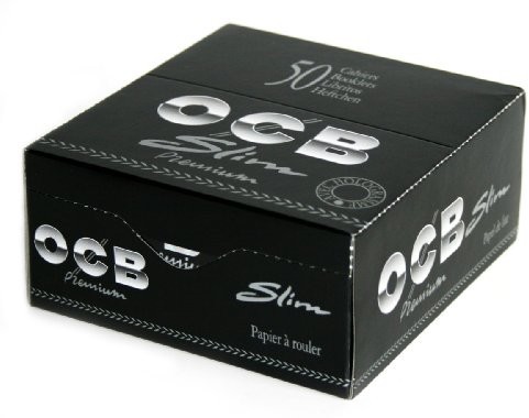 OCB Zszywacz Chen Papers  Premium Slim  50  32 arkuszy papieru o długości  , czarny, 1 - opakowanie 2000