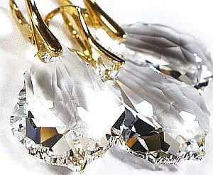 Arande Komplet+Łańcuszek Swarovski Złote Srebro Promocja 2123552785