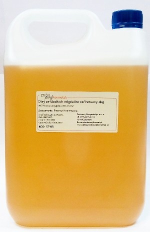 Olej migdałowy ze słodkich migdałów rafinowany 4kg