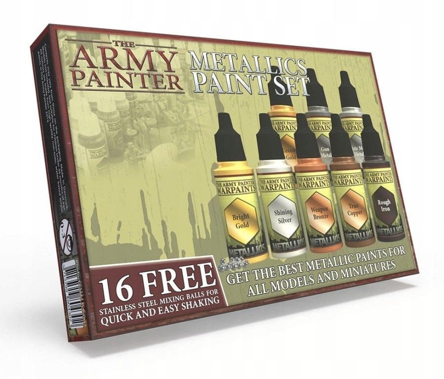 Army Painter Warpaints Metallics Paint Set zestaw