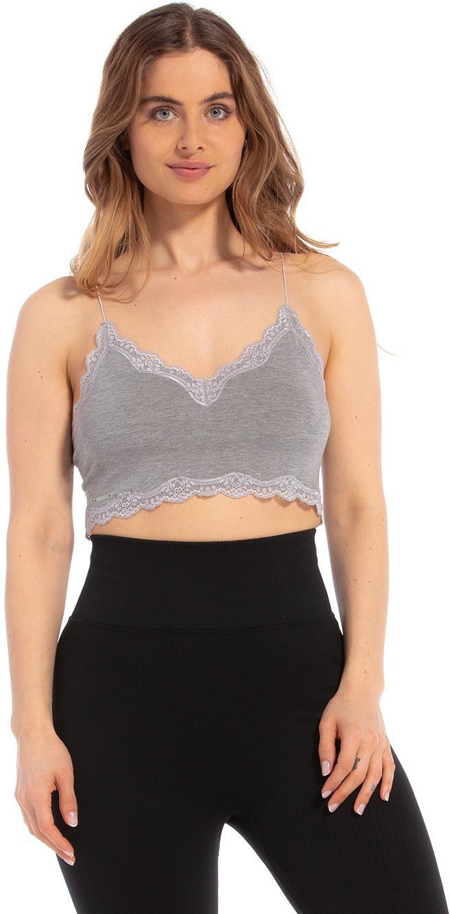 MAGIC Bodyfashion Gorset damski Cozy Crop Top, szary