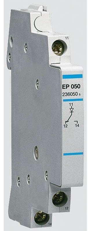 Hager Auxiliary contact for centralized control EPN050