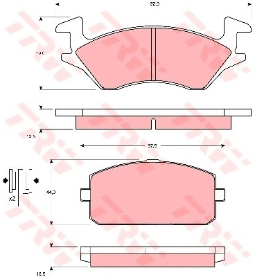 TRW KFZ Ausruestung GmbH) KFZ Ausruestung GmbH) GDB769 GDB769