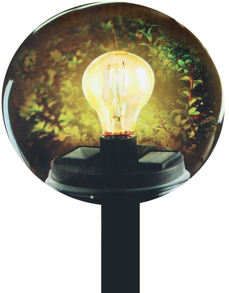 Grundig Oświetlenie solarne LED light szklana kula 18x33 cm 1x Li ion 500 mAh # z wartością produktów powyżej 89zł!
